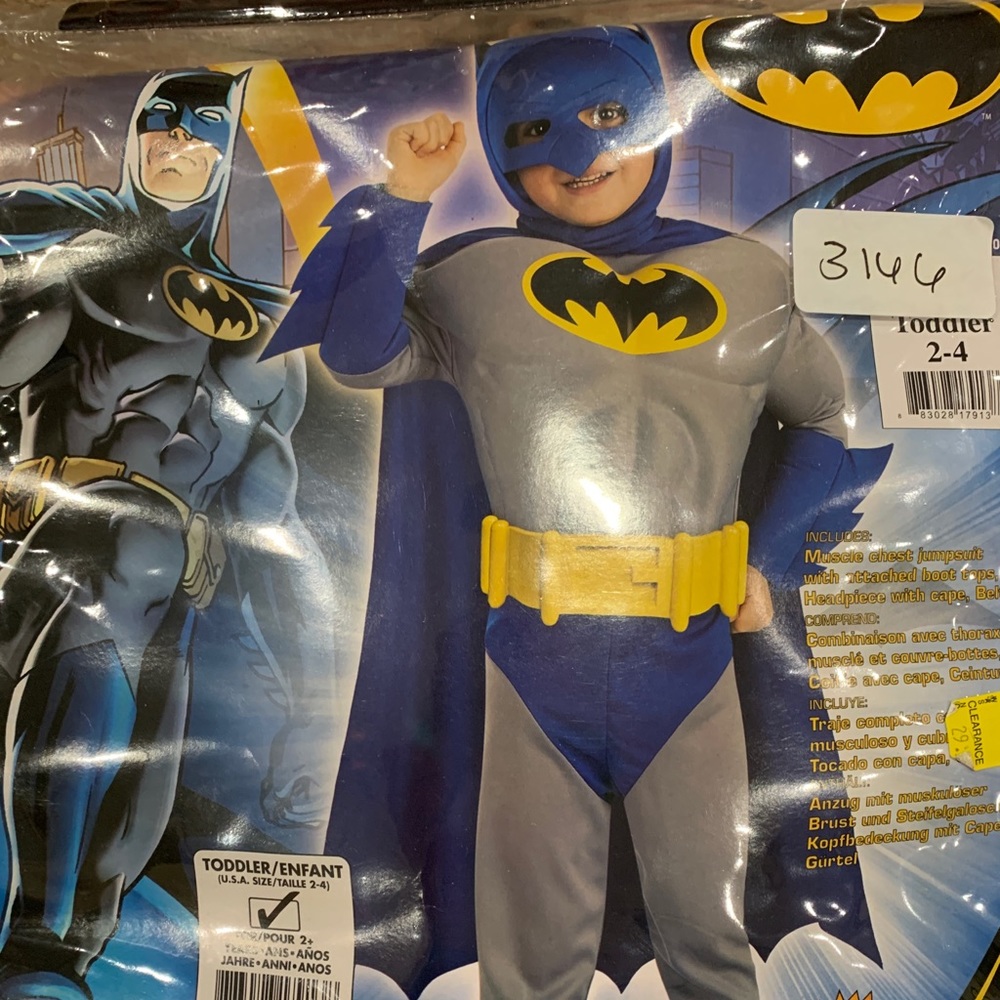 Toddler Batman Halloween Costume